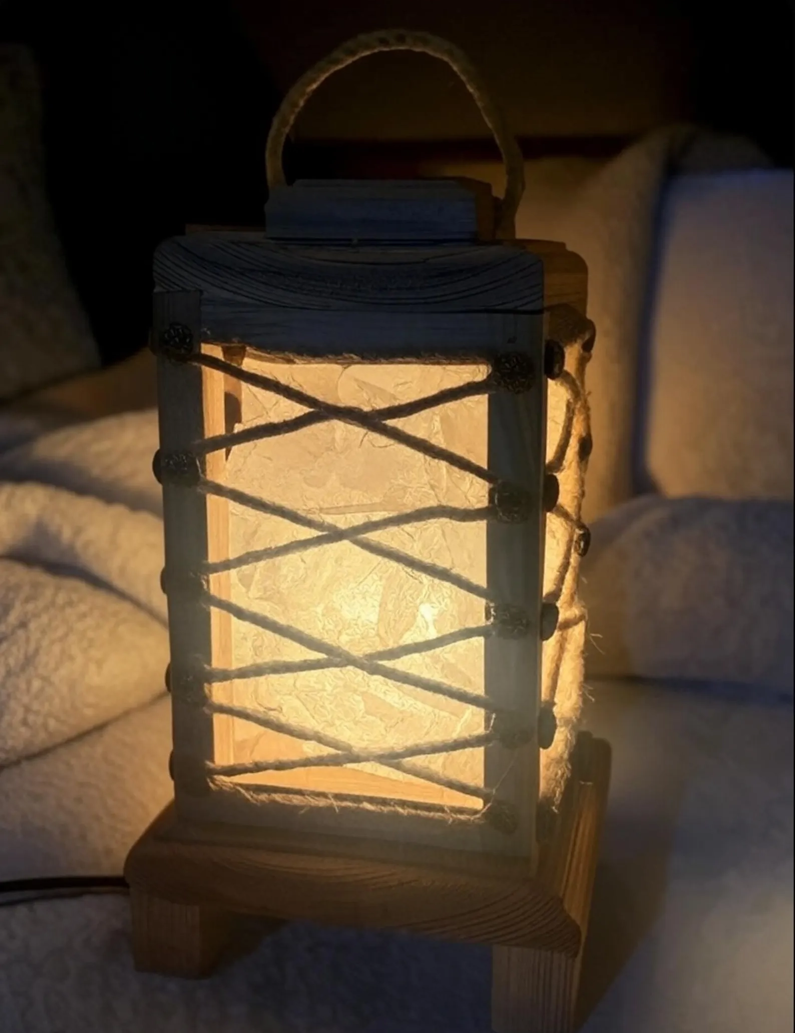 TL Sr 79, Handmade Himalayan Salt Night Lamp – Natural Wooden Base for Calm & Cozy Spaces | Krafted Kingdom - Image 4