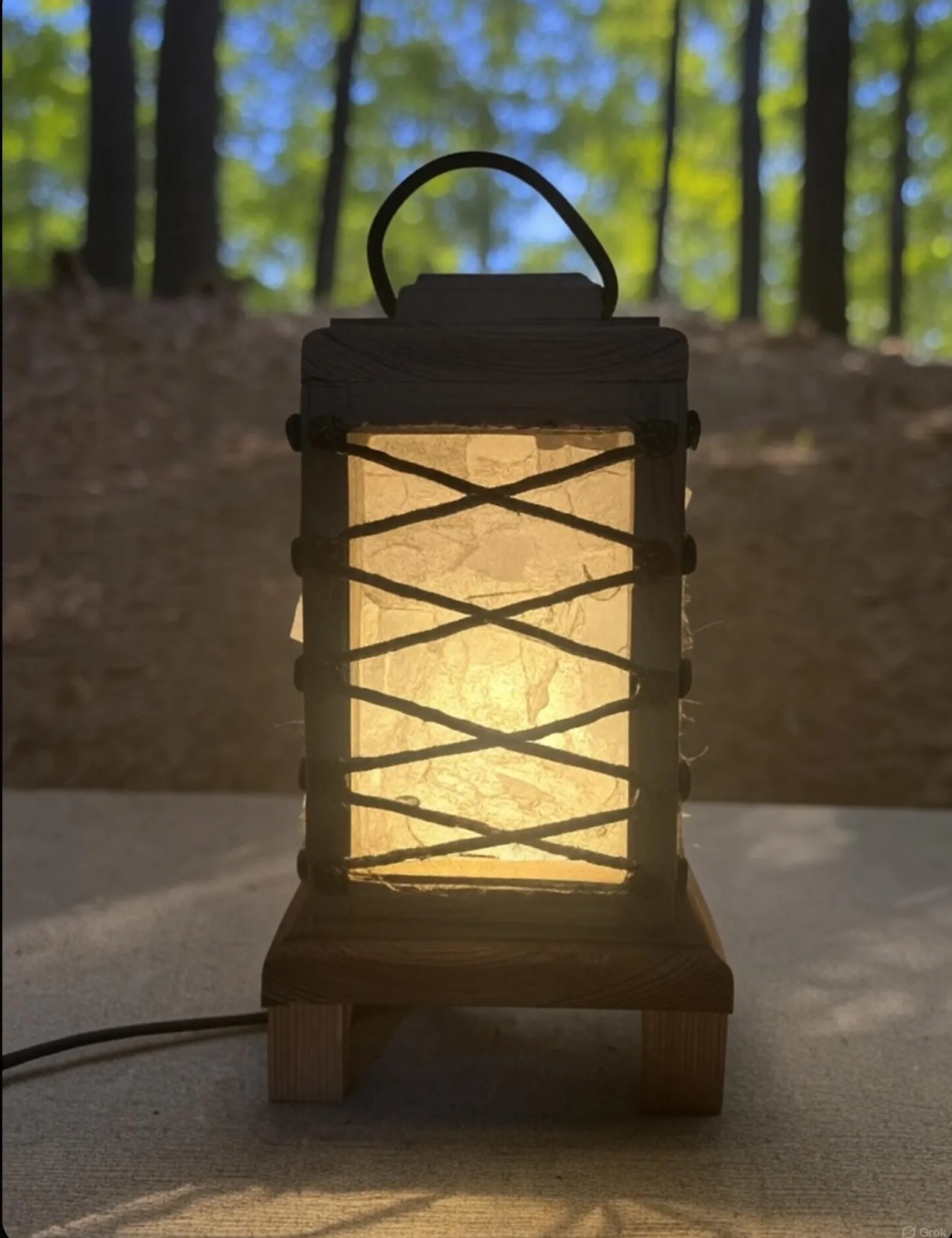 TL Sr 79, Handmade Himalayan Salt Night Lamp – Natural Wooden Base for Calm & Cozy Spaces | Krafted Kingdom - Image 5