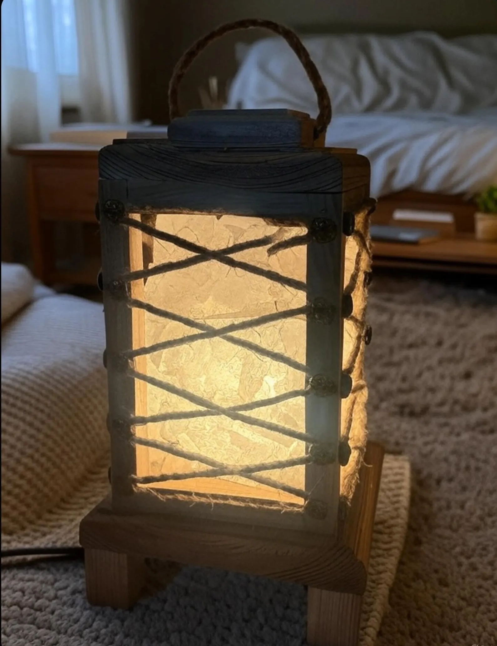 TL Sr 79, Handmade Himalayan Salt Night Lamp – Natural Wooden Base for Calm & Cozy Spaces | Krafted Kingdom - Image 6