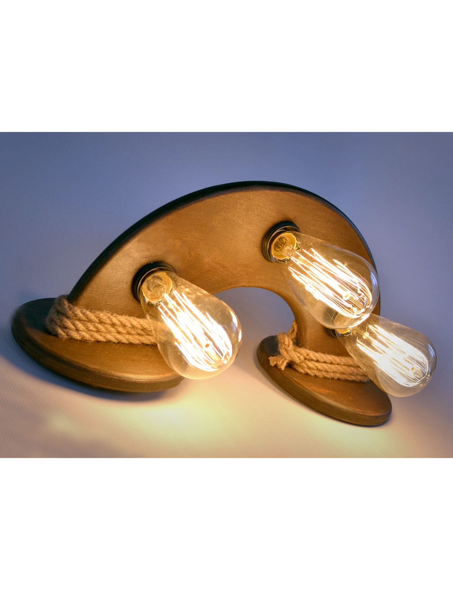 Handmade Wooden Wall Sconce – Rustic Wall Light for Living Room by Krafted Kingdom - Image 6