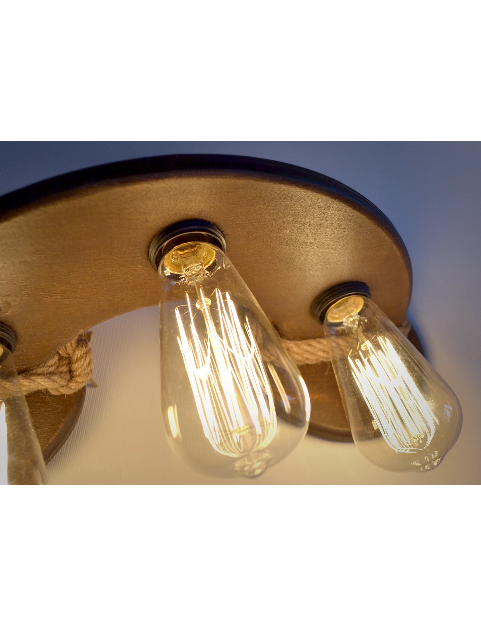 Handmade Wooden Wall Sconce – Rustic Wall Light for Living Room by Krafted Kingdom - Image 3