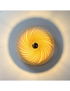 Handmade Wooden Lampshade – Oak, Walnut, or Cherry by Krafted Kingdom