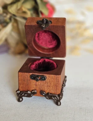 VB SR 7, Durable Handcrafted Small Jewelry Box By Krafted Kingdom